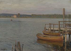 Spatsommertag an der Havel by Oswald Gette