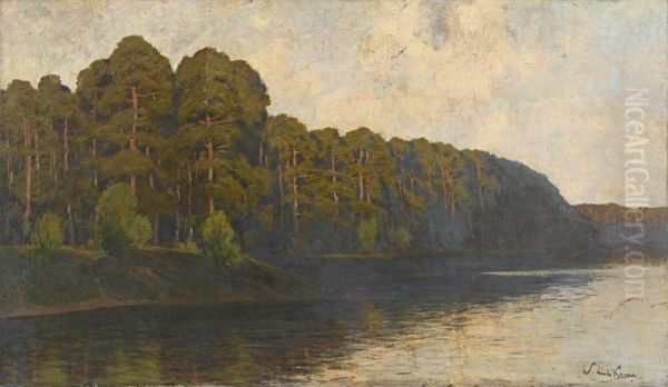 Grunewaldlandschaft mit See - view 1