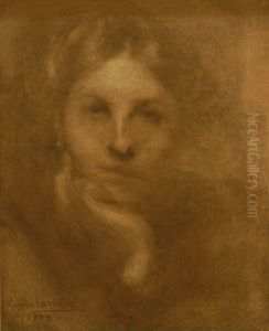 Portrait d'Elsa Koeberle by Eugene Carriere