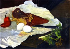 La viande et les oeufs by Felix Vallotton