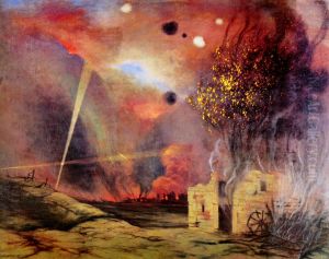Paysage de ruines et d'incendies by Felix Vallotton