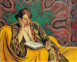 La lectrice by Felix Vallotton