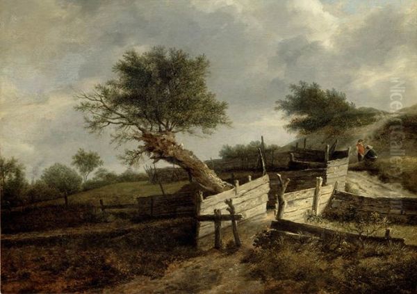 Landscape with Wooden Fence - view 1