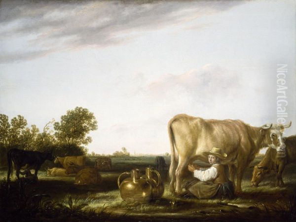 Milking Cows - view 1