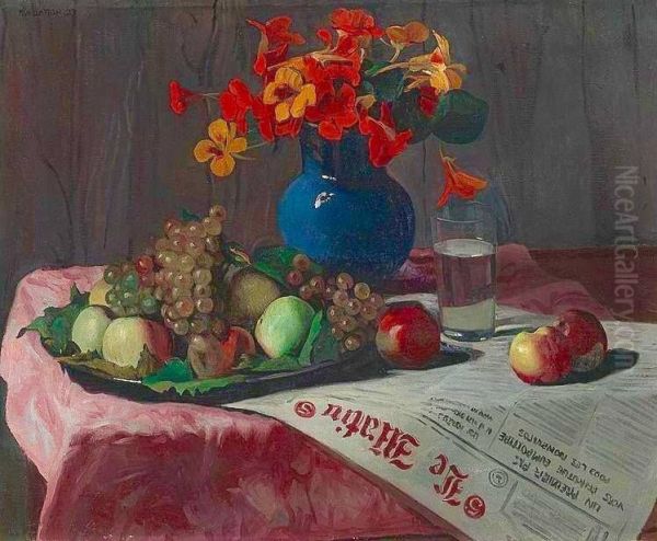 Nature morte avec un journal - view 1