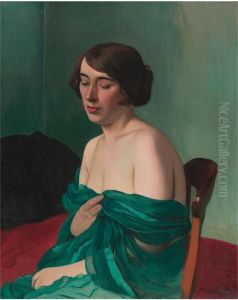 Portrait d'une femme by Felix Vallotton