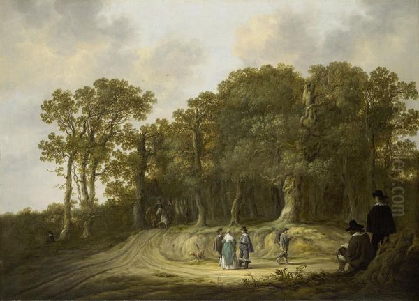 Wooded Landscape with an Artist - view 1