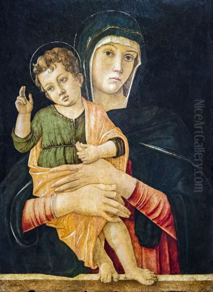 Madonna with Child Blessing, Our Lady of the thumbFrancais:Madone a l'Enfant qui benit, Notre-Dame du pouceItaliano:Madonna con Bambino benedicente, Madonna del pollice - view 1