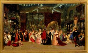 Costumed Ball at Baron Lycklama's by Pierre Tetar Van Elven