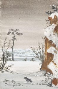Winterlandschaft by Theo Champion