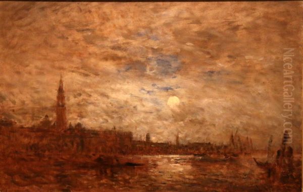 Venise, grand canal au clair de lune - view 1