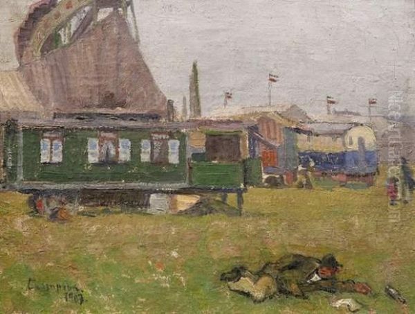 In Front Of The Fair Waggon - view 1