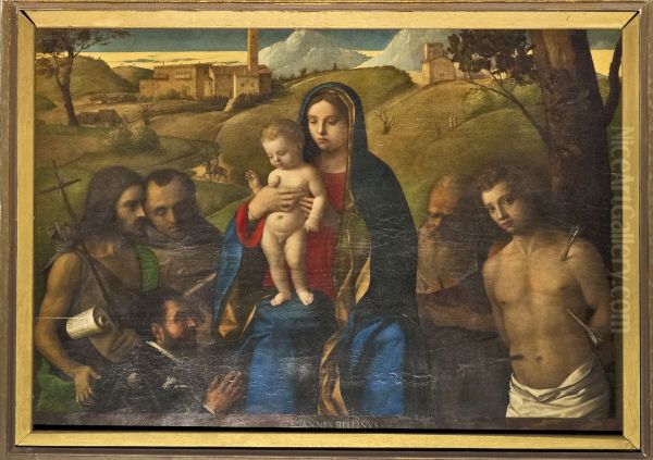 "Madonna, quattro santi e donatore" - view 1