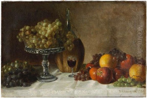 Still Life With Wine And Fruit - view 1