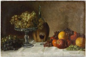 Still Life With Wine And Fruit
