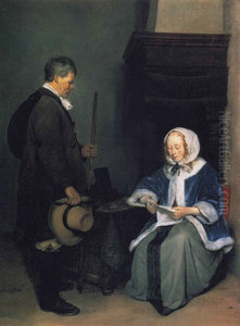A Lady Reading a Letter A Lady Reading a Letter