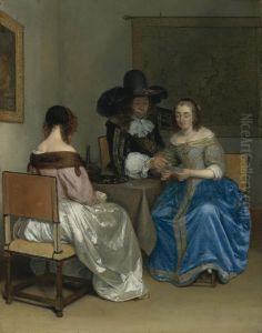 The Card Players by Gerard Ter Borch