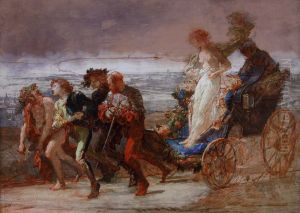 La Courtisane by Thomas Couture