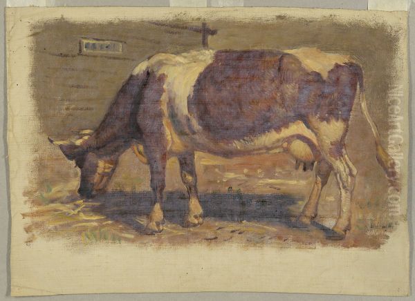 Painting, Studies. Cows, August 1876 - view 1