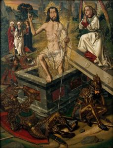 Resurrection by Bartolome Bermejo