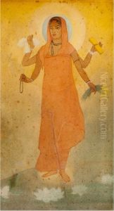 Bharat Mata by Abanindranath Tagore