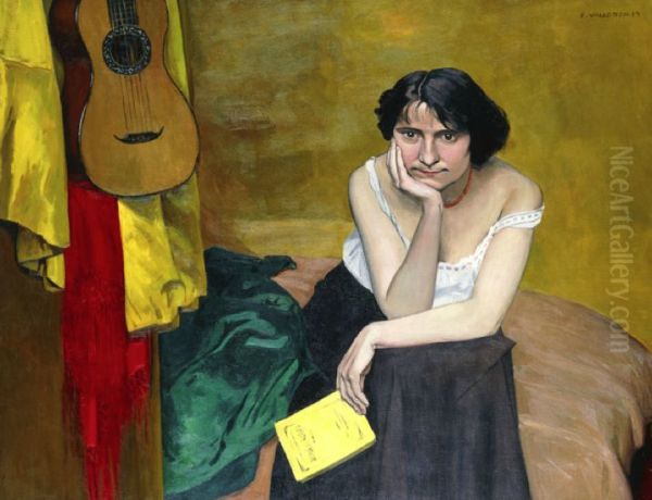 Femme et Guitare - view 1