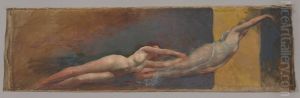Figure study, for The Spirit of Light, Rotunda, Pennsylvania State Capitol, Harrisburg