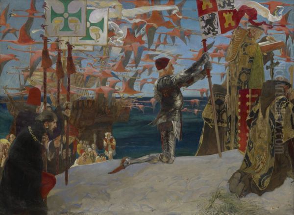 Columbus in the New World - view 1