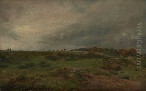 A Road across Hampstead Heath - view 1