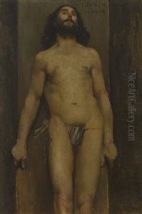 Mannlicher Akt by Lovis (Franz Heinrich Louis) Corinth