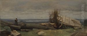 The Plain of La Beauce by Jean-Baptiste Camille Corot