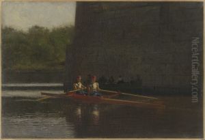 The Oarsmen (The Schreiber Brothers) by Thomas Cowperthwait Eakins