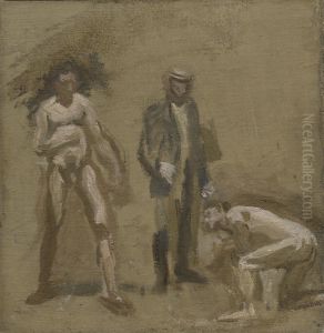Taking the Count, study by Thomas Cowperthwait Eakins