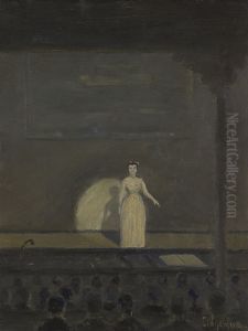 The Concert Singer by Louis Eilshemius