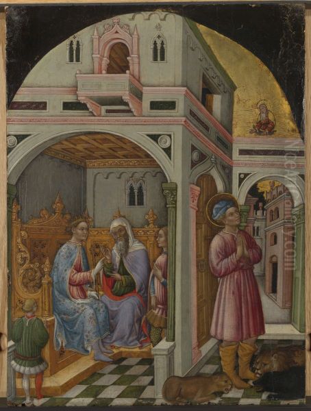 Saint Mamas before Aurelian - view 1