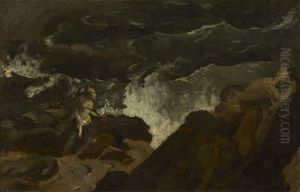Shipwrecked on a Beach (The Tempest) by Theodore Gericault