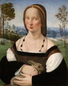 Portrait of a Lady with a Rabbit