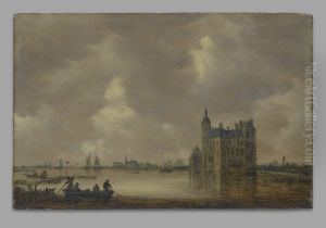 A Castle by a River by Jan van Goyen