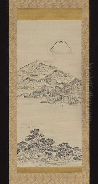 Mount Fuji, overlooking from Tago no Ura Bay - view 1
