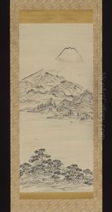 Mount Fuji, overlooking from Tago no Ura Bay by Ike no Taiga