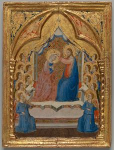The Coronation of the Virgin by Jacopo Del Casentino