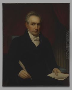 The Honorable Roger Minnot Sherman (1773-1844), B. A. 1792, M. A. 1795, LL.D. 1829, (copy after his earlier portrait of 1840) by Nathaniel Jocelyn