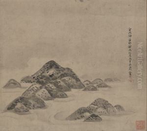 Cloudy Mountain by Kano Tan'yu