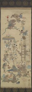 Playful Demons by Kawanabe Kyosai