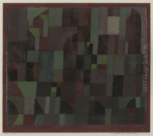 Red/Green Architecture (yellow/violet gradation) by Paul Klee