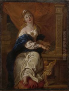 Saint Cecilia by Charles de La Fosse