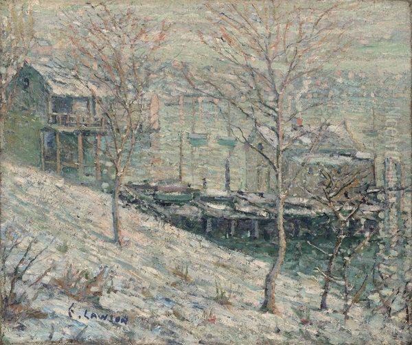 Harlem River Winter Scene - view 1