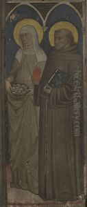 Saint Elizabeth of Hungary and Saint Anthony of Padua by Lippo D'Andrea