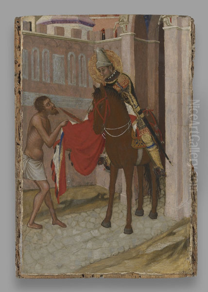 Saint Martin of Tours Dividing His Cloak with a Beggar - view 1
