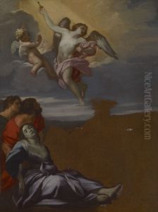 Study for the altarpiece of Saint Rosalie among the Plague-Stricken by Carlo Maratta or Maratti